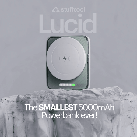 Lucid 15W Magnetic Wireless Powerbank 5000Mah Battery Capacity For iPhone 16/15/14/13 And 12 - The Digital Hub